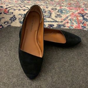 Lucky Brand - Black Flats with Angled Cut